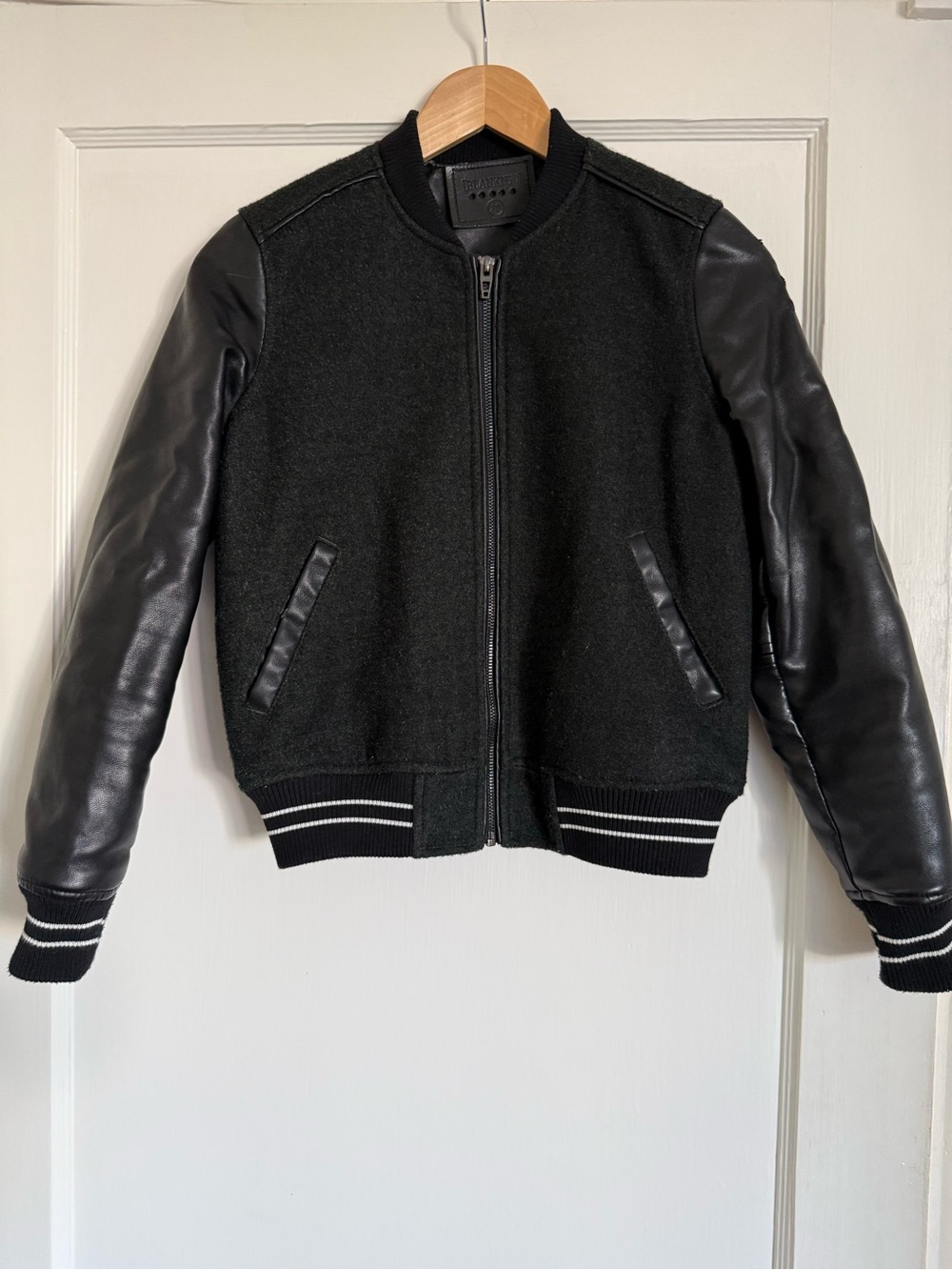 Blanc NYC Black Bomber Jacket